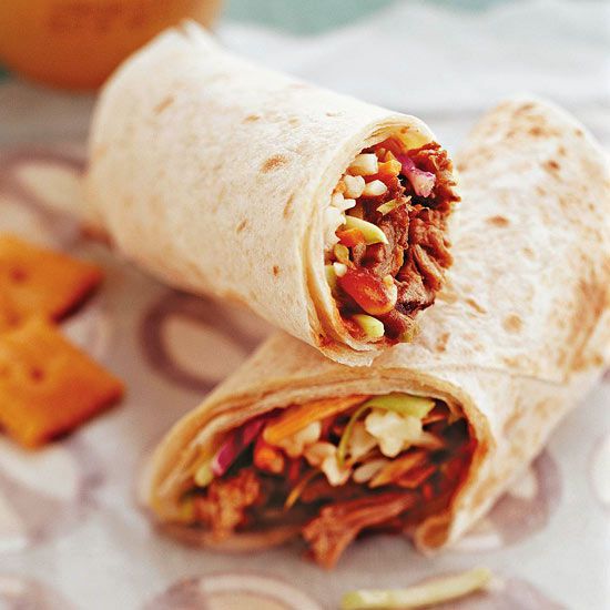 Barbecue Beef Wrap