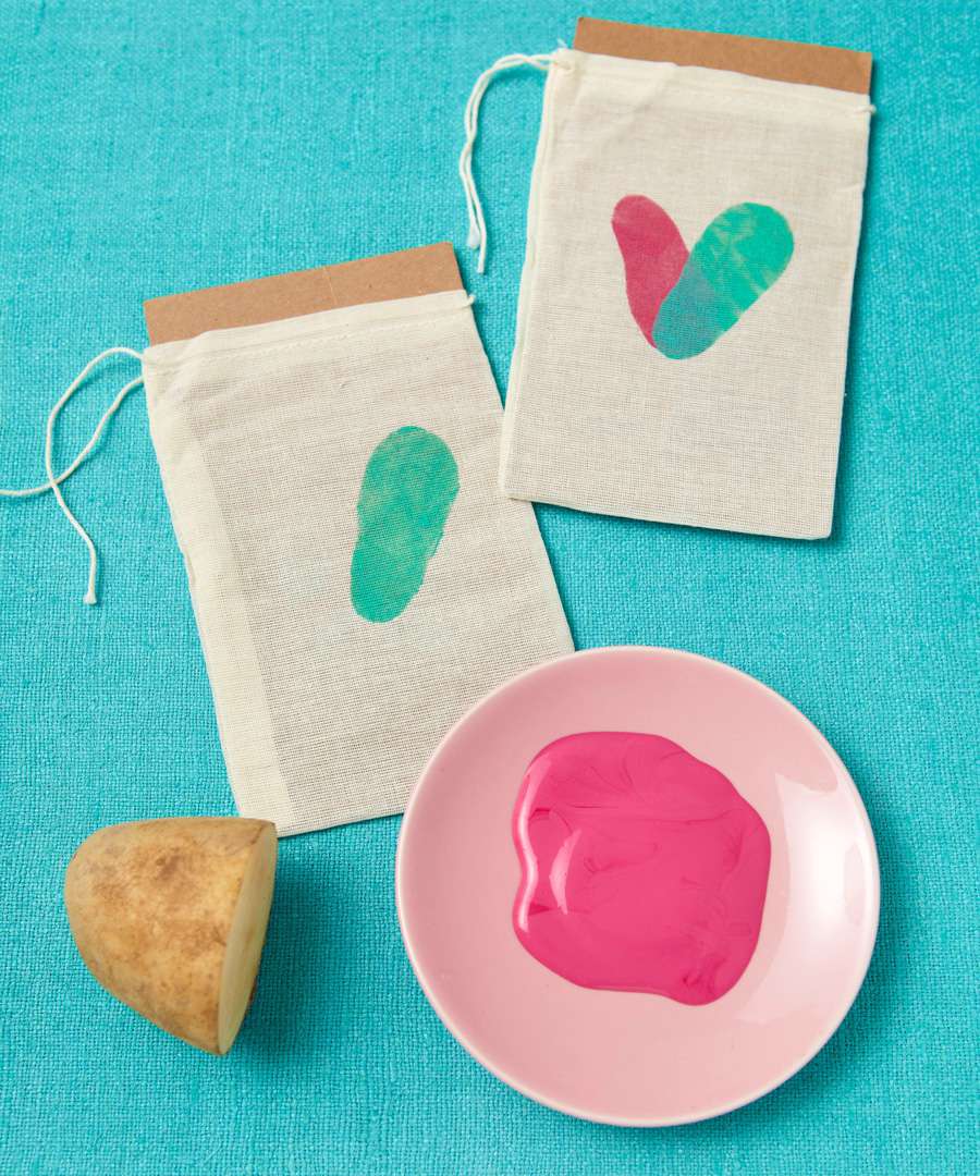 Potato-Heart Treat Bags