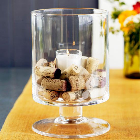 Corks and candles