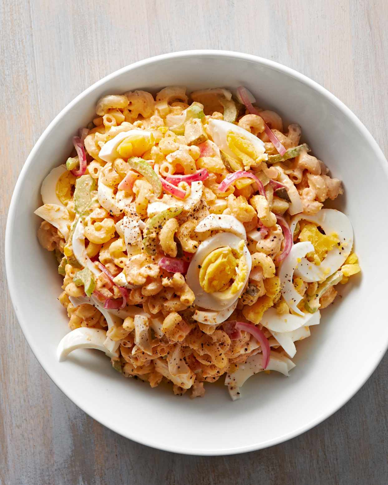 Deviled Egg Macaroni Pasta Salad