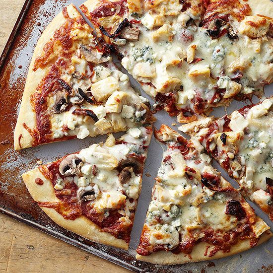 Blue Cheese and Balsamic Chicken Pizza