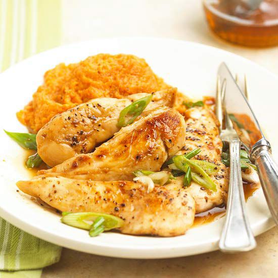Maple-Glazed Chicken with Sweet Potatoes