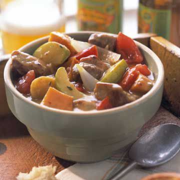 Hearty Pork-and-Ale Stew 