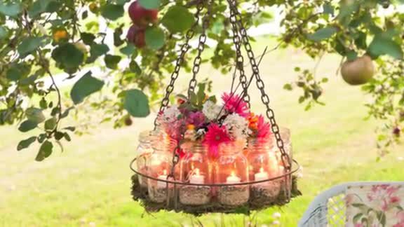 Video: How to make a garden chandelier