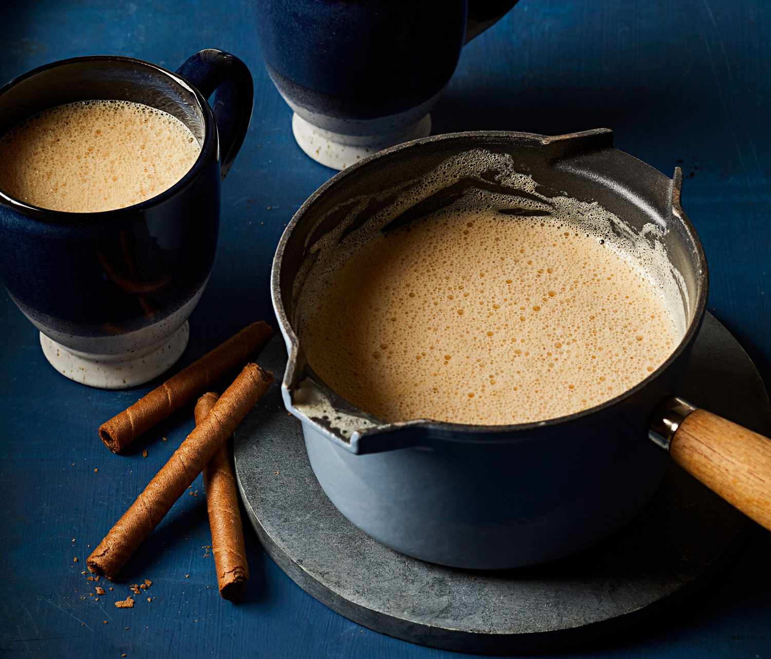 Roasted White Hot Chocolate with Malted Milk
