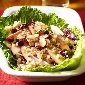 Apple and Couscous-Bulgur Salad 