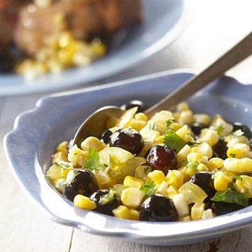 Sweet 'n Hot Corn and Blueberry Relish 
