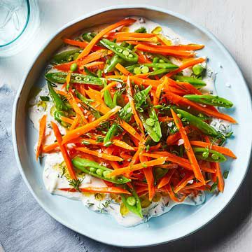 Peas 'n' Carrots Salad with Buttermilk Ranch 