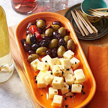 Marinated Cheese Cubes 