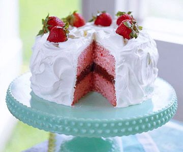 Strawberry-Chocolate Cake 