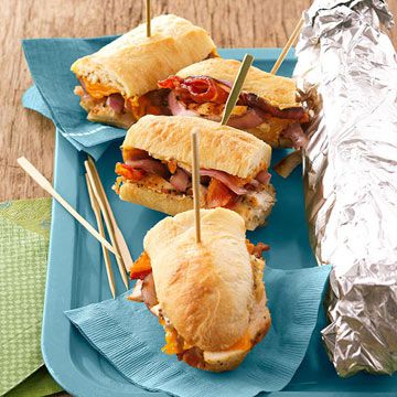 Chicken, Bacon, and Cheddar Submarines 