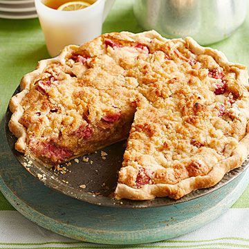 Peoria Rhubarb Cream Pie 