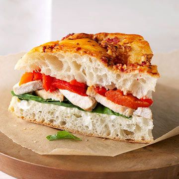Chicken Focaccia Bread Sandwiches 