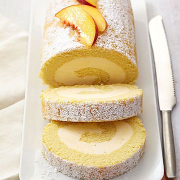Peach Cake Roll 