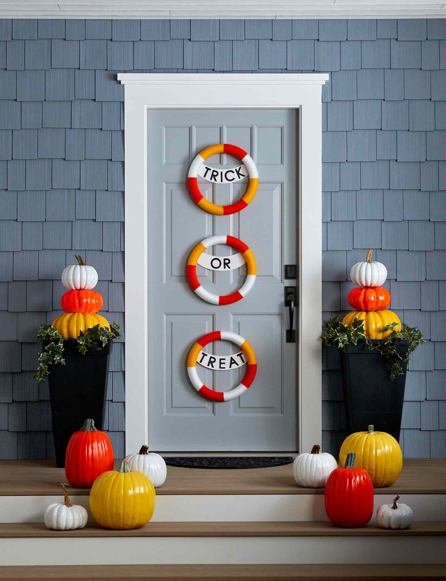 Front door halloween decorations