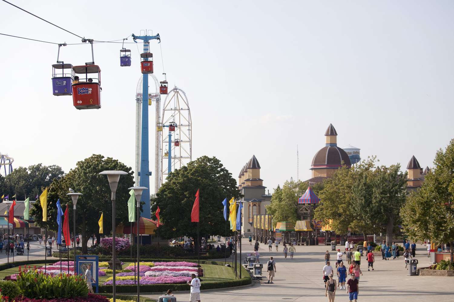 Cedar Point amusement park in Sandusky, Ohio.