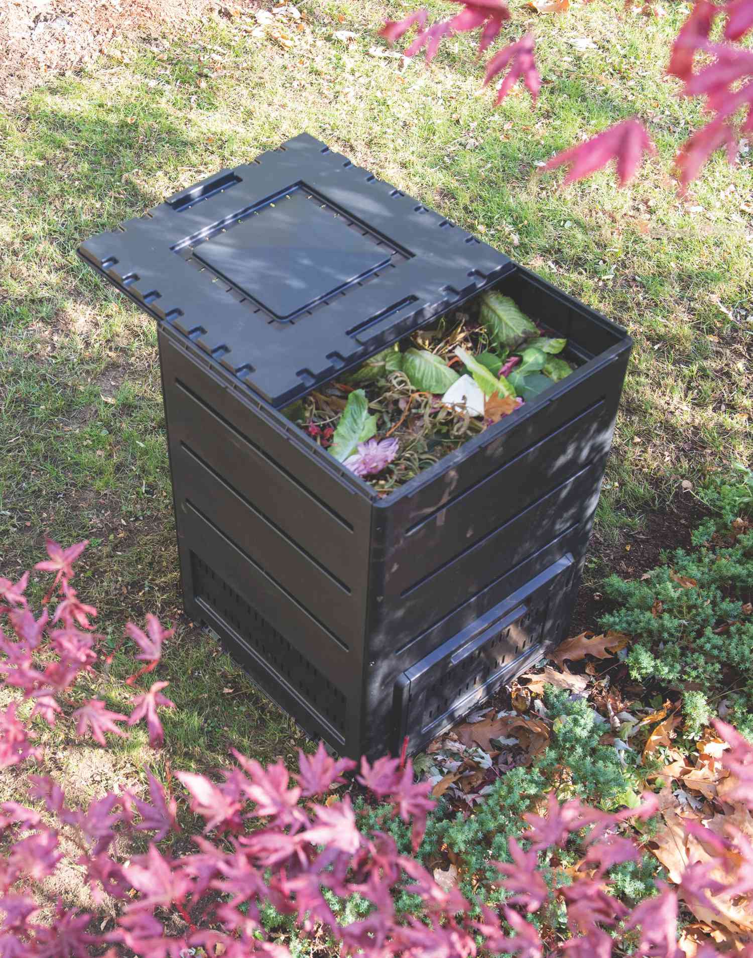 Black compost bin from Gardener's Supply Company