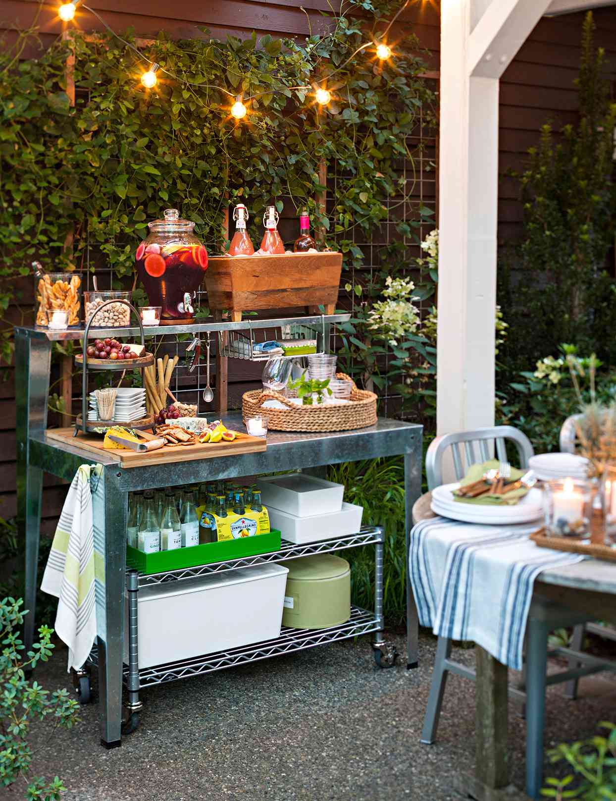 5 Clever Tips for Repurposing a Potting Bench as a Bar Cart