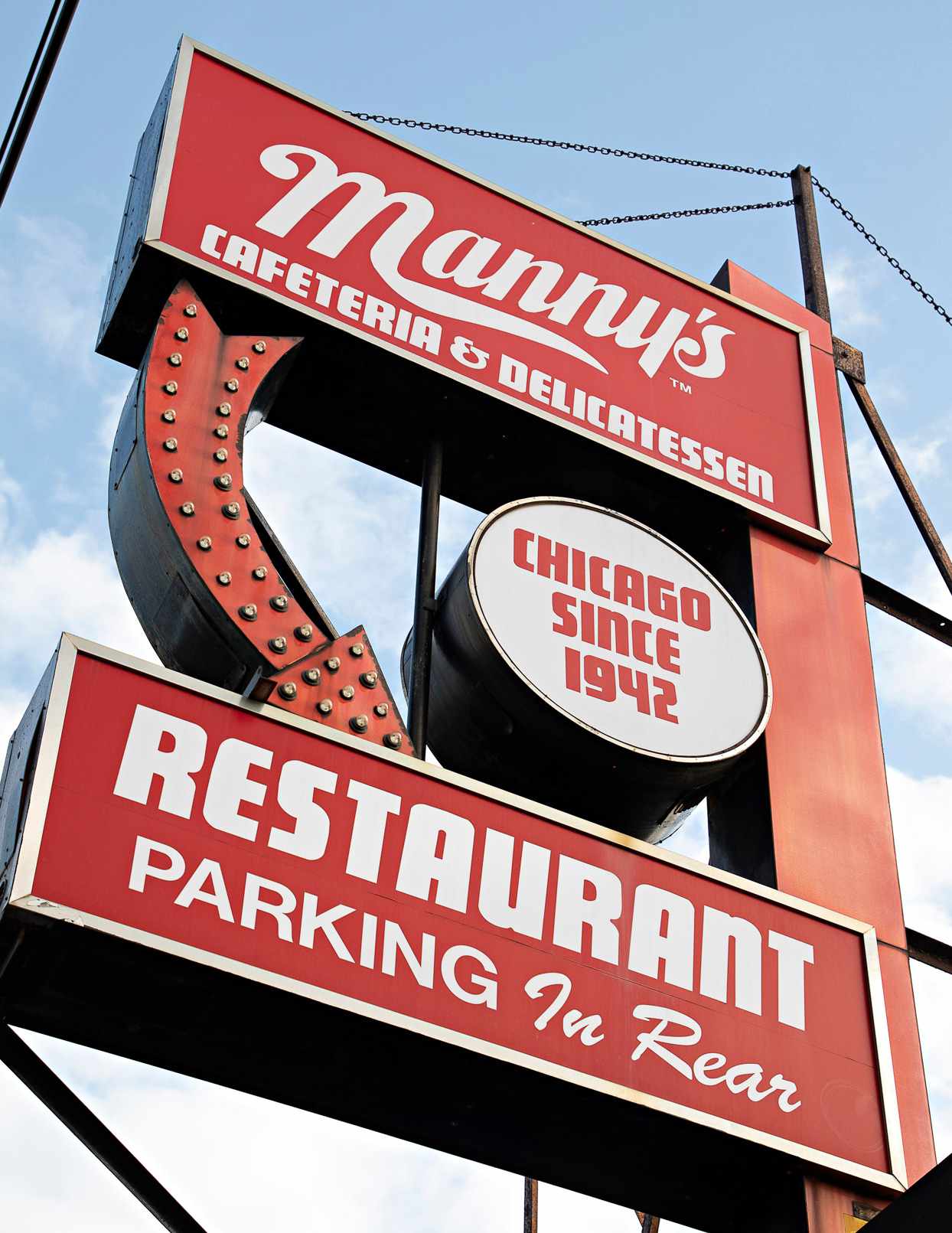 Manny’s restaurant sign