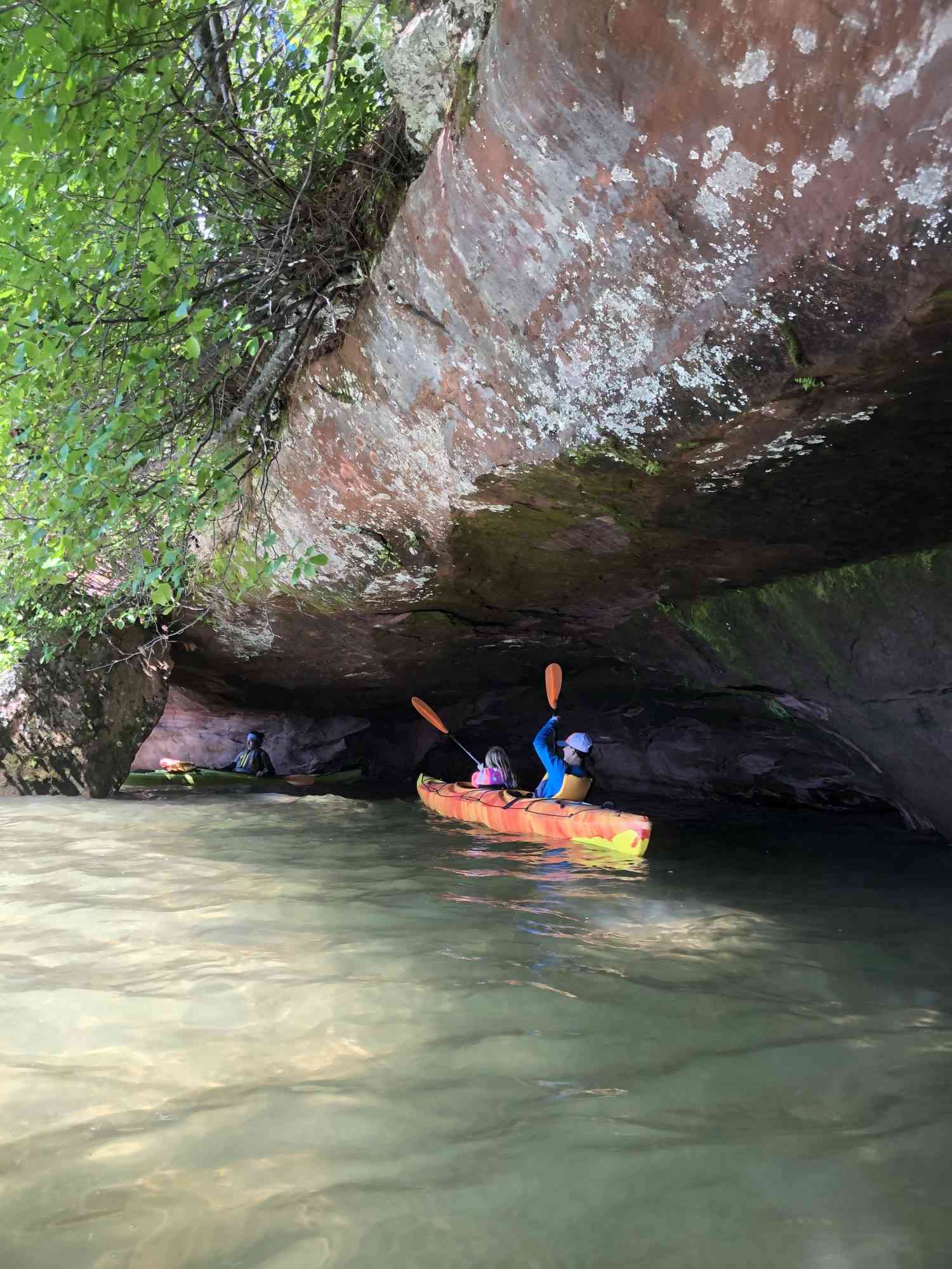 Family-friendly kayaking excursion Apostle Islands