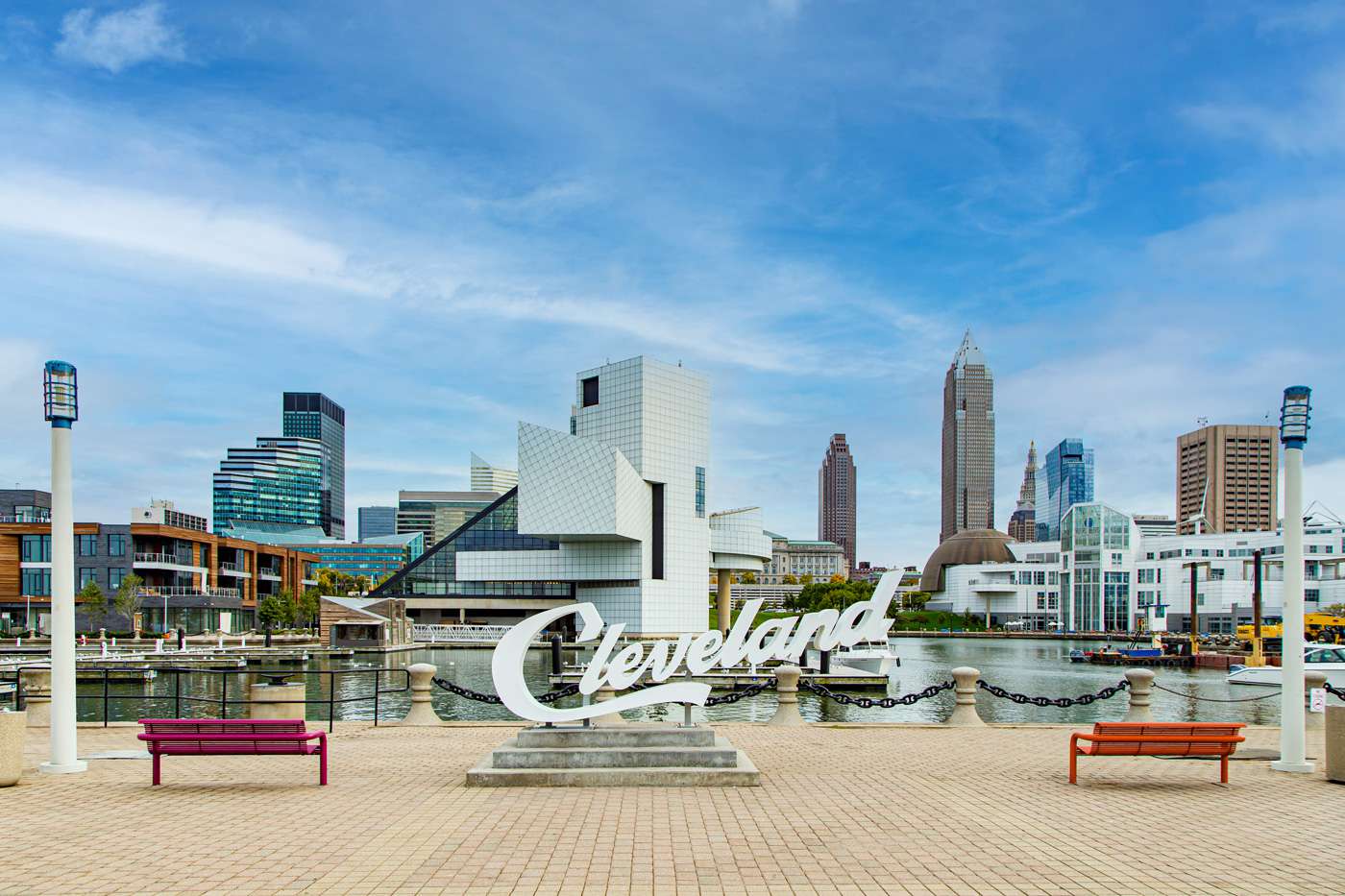 Scenic of downtown Cleveland, Ohio