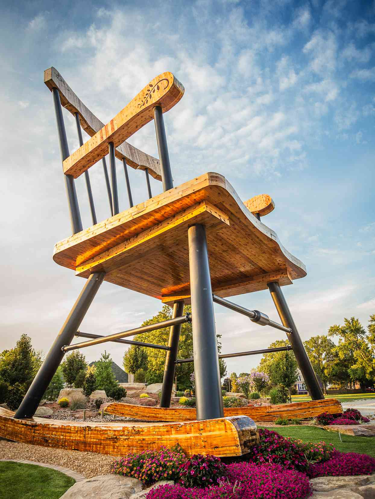 worlds largest rocking chair Casey Illinois