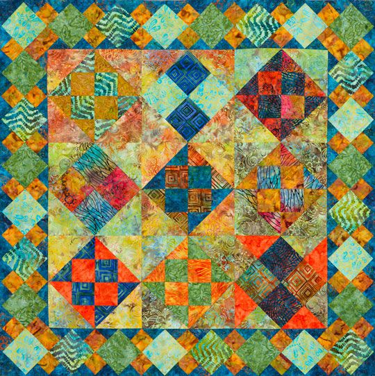 Tropical Patches Wall Quilt