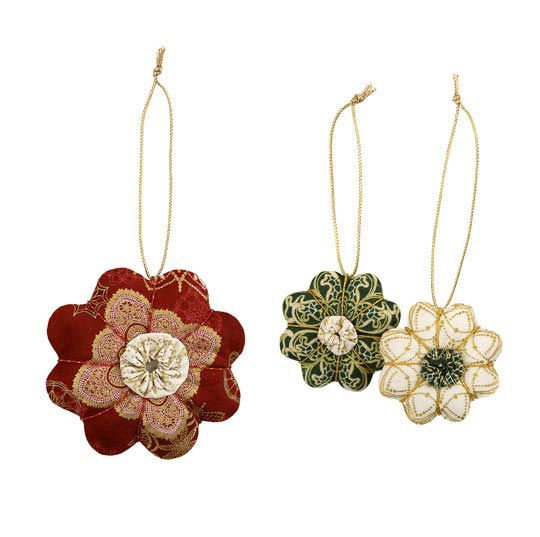 Fabric Holiday Ornaments