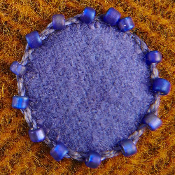 Beaded Whipped Chain Stitch