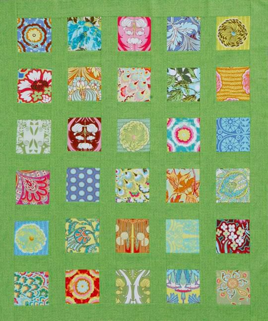 Squares and Sashing Wall Quilt