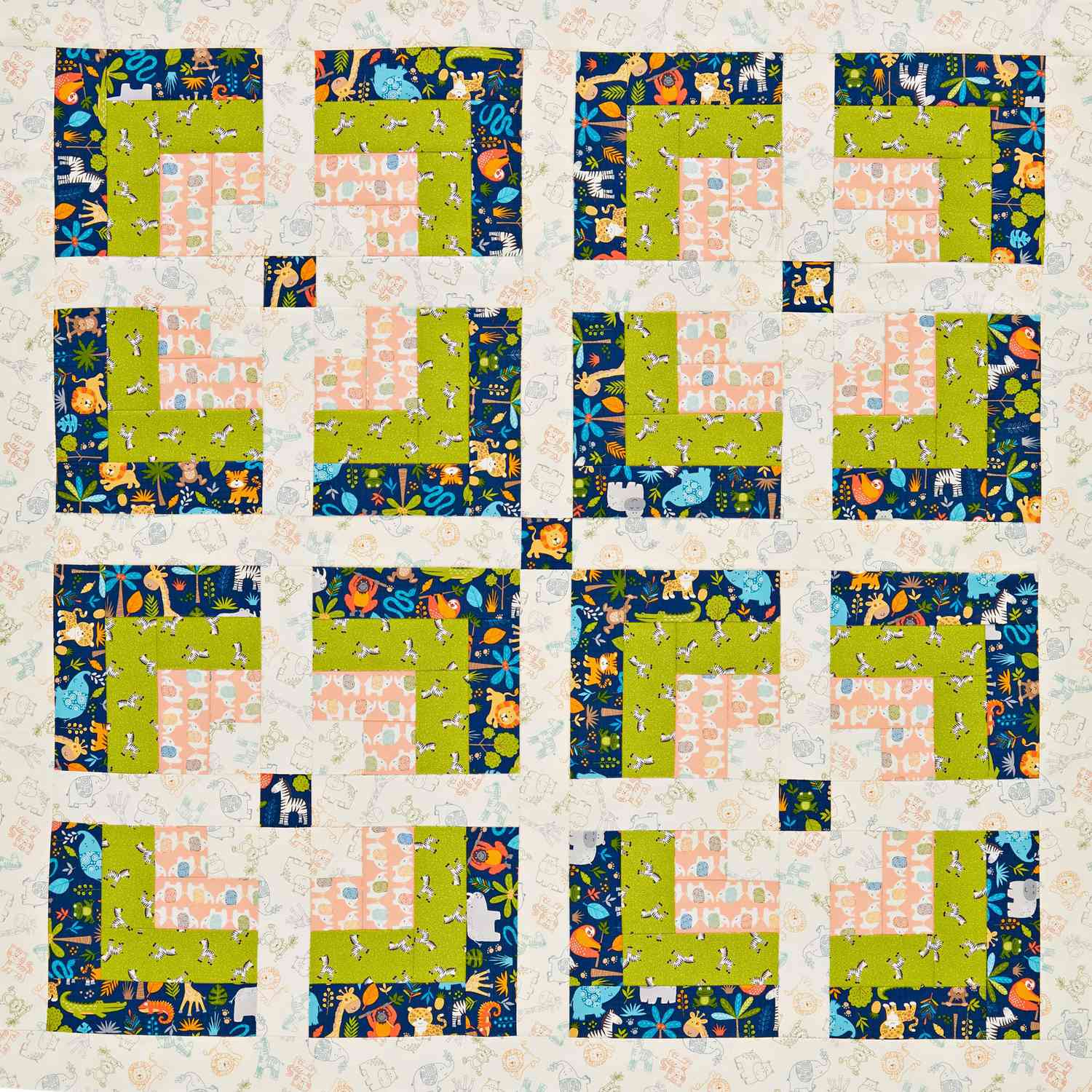 Jungle Path Baby Quilt