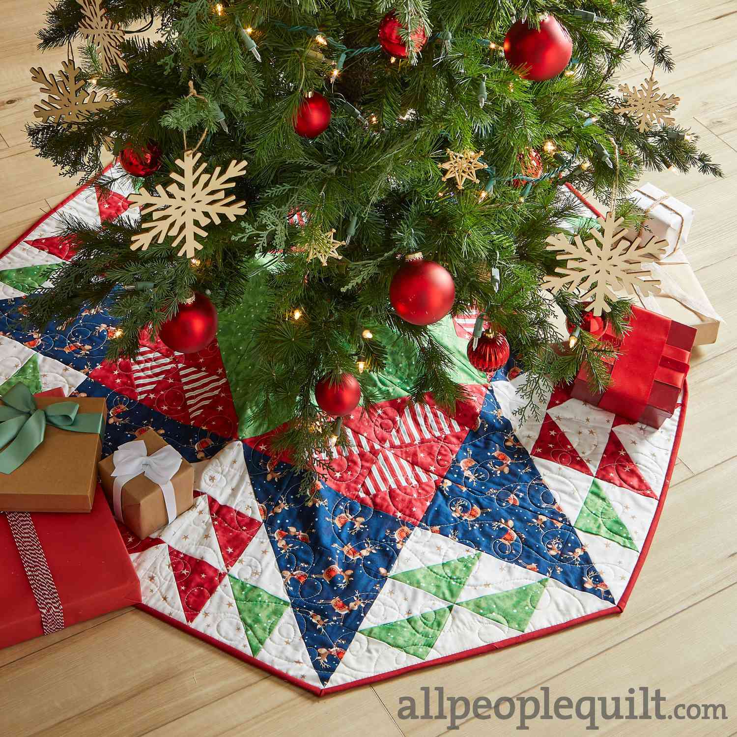 Christmas Star Tree Skirt