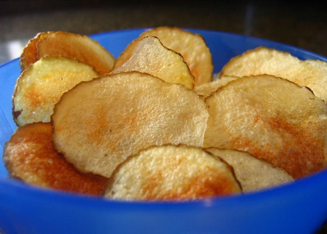 Microwaved Potato Chips