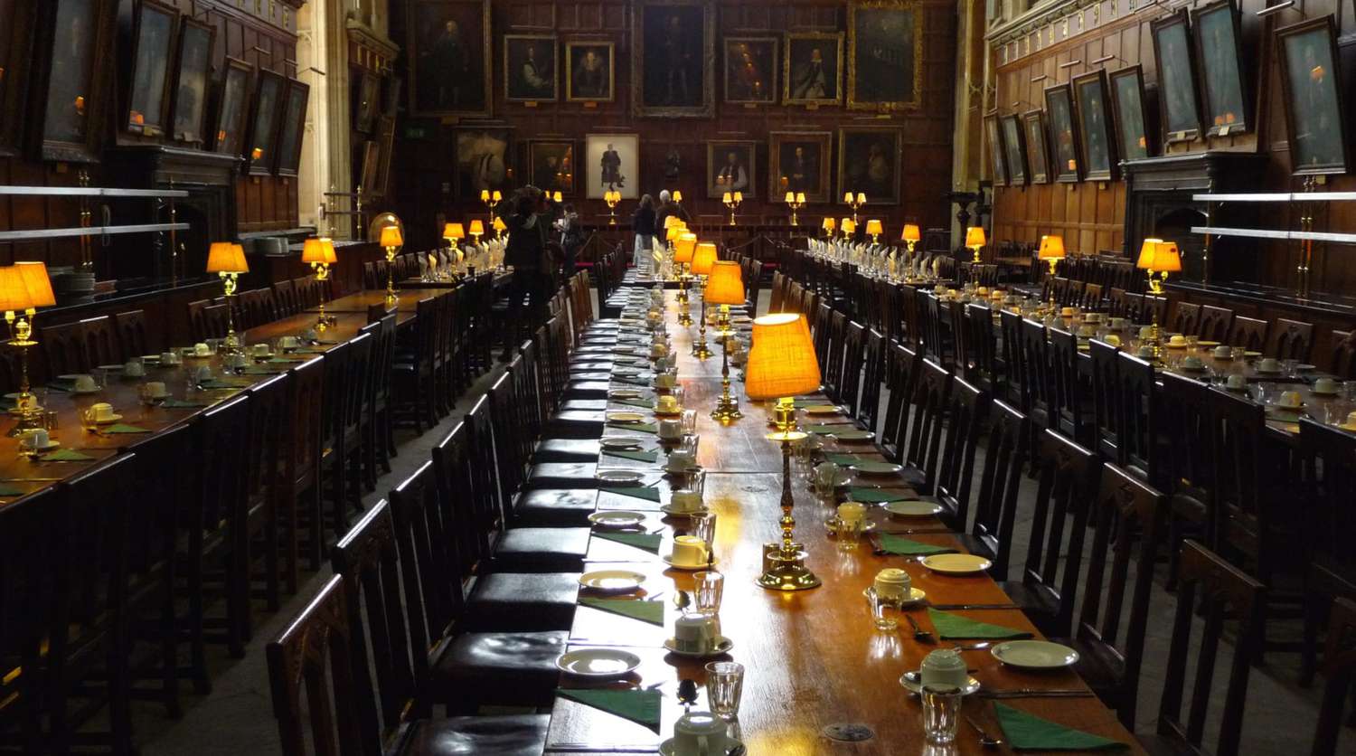 Oxford_-_Hall_of_Christ_Church Harry Potter dining hall