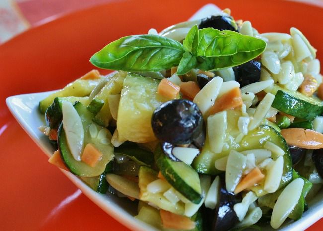 Orzo and Zucchini Salad