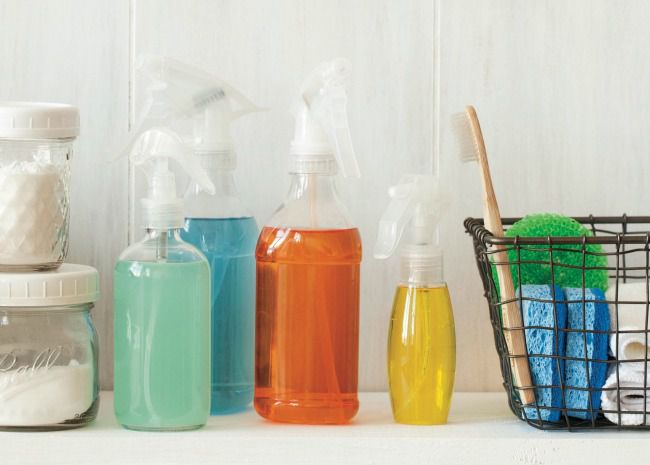 Hands-On Home Cleaning Bottles