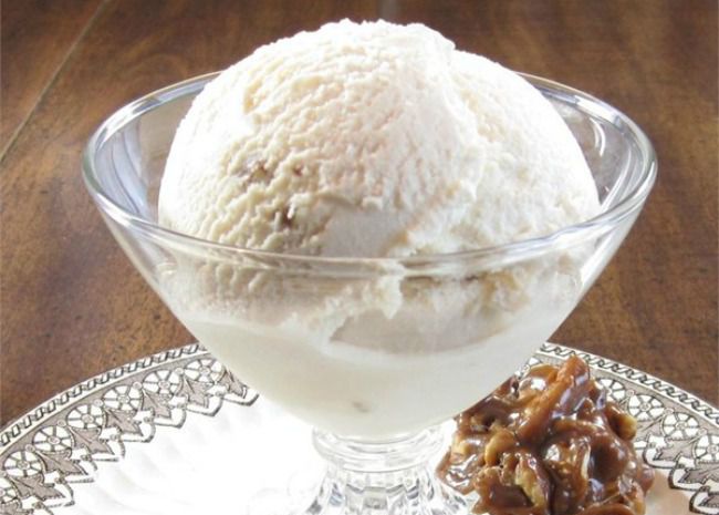 Salted Pecan Maple Ice Cream by Deb C