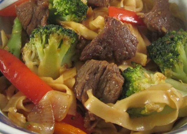 Spicy Beef and Broccoli Chow Mein. Photo by Deb C