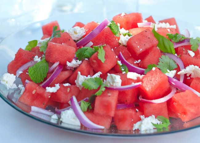 2432594 Herb Watermelon Feta Salad Photo by Allrecipes Magazine resized