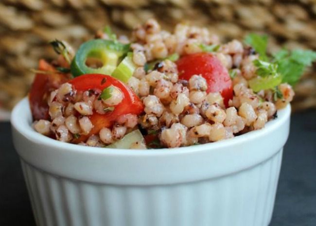 Zesty Whole Grain and Vegetable Salad