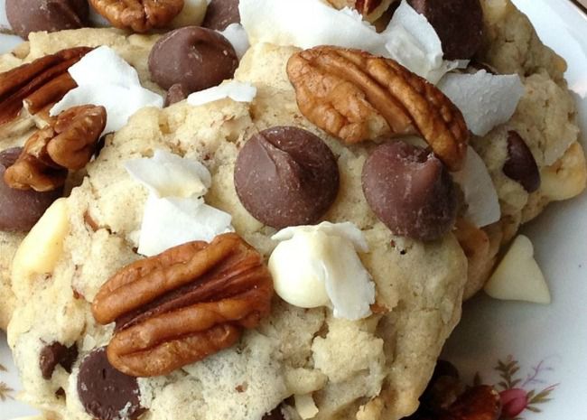 Pecan Coconut Chocolate Chip Cookie