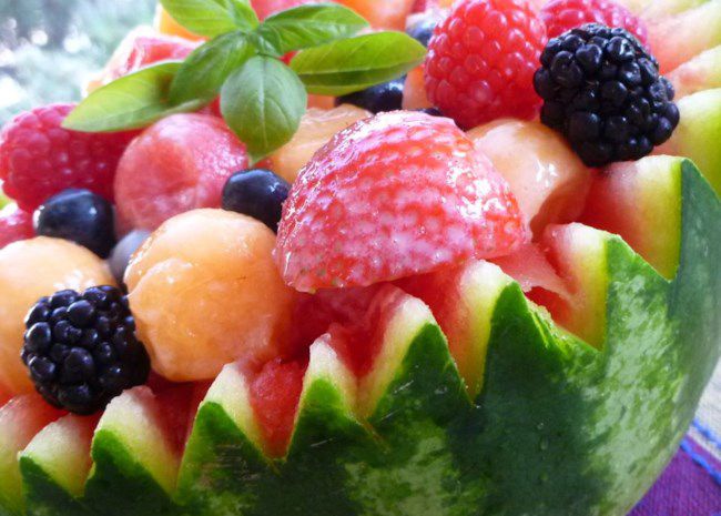 Strawberry-Melon Summer Salad