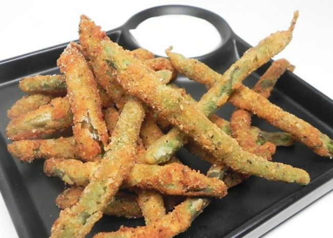 Deep fried green beans by Soup Loving Nicole