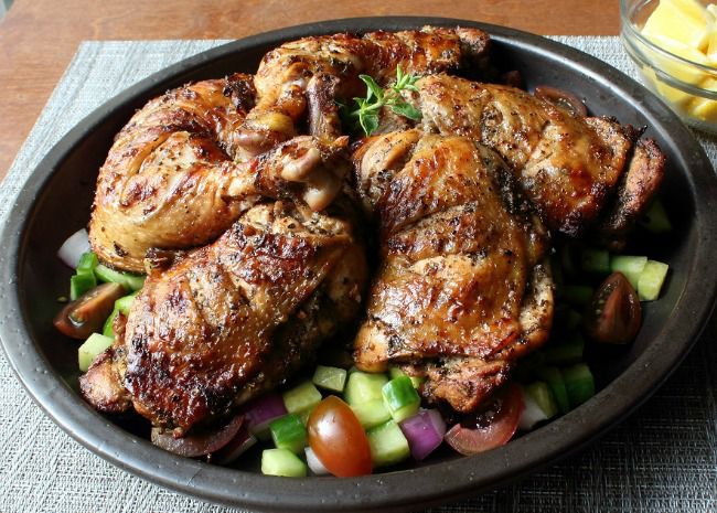 Grilled Marinated Greek Chicken