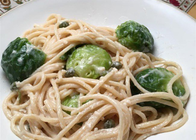 Brussels Sprout Spaghetti