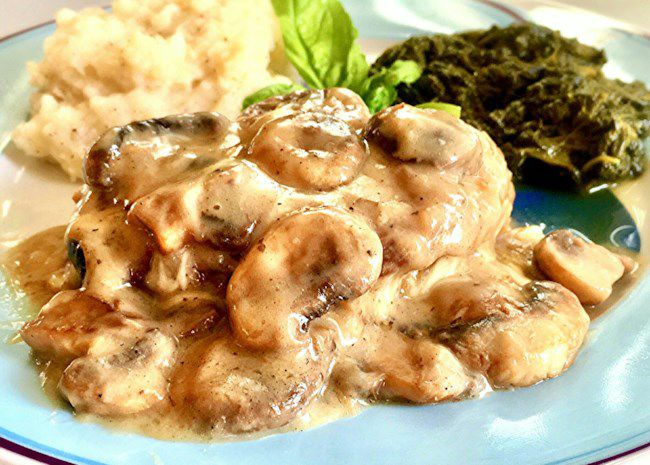 Pork Chops in Sherry-Mushroom Gravy