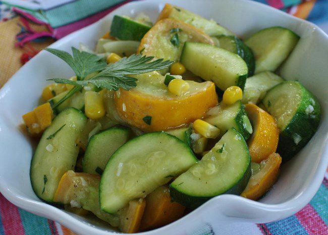 Garlicky Summer Squash and Fresh Corn | Ready in 30 MInutes