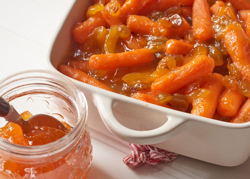 Carrots with Apricot Preserves