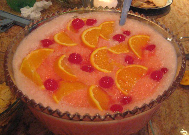 luscious sparkling punch
