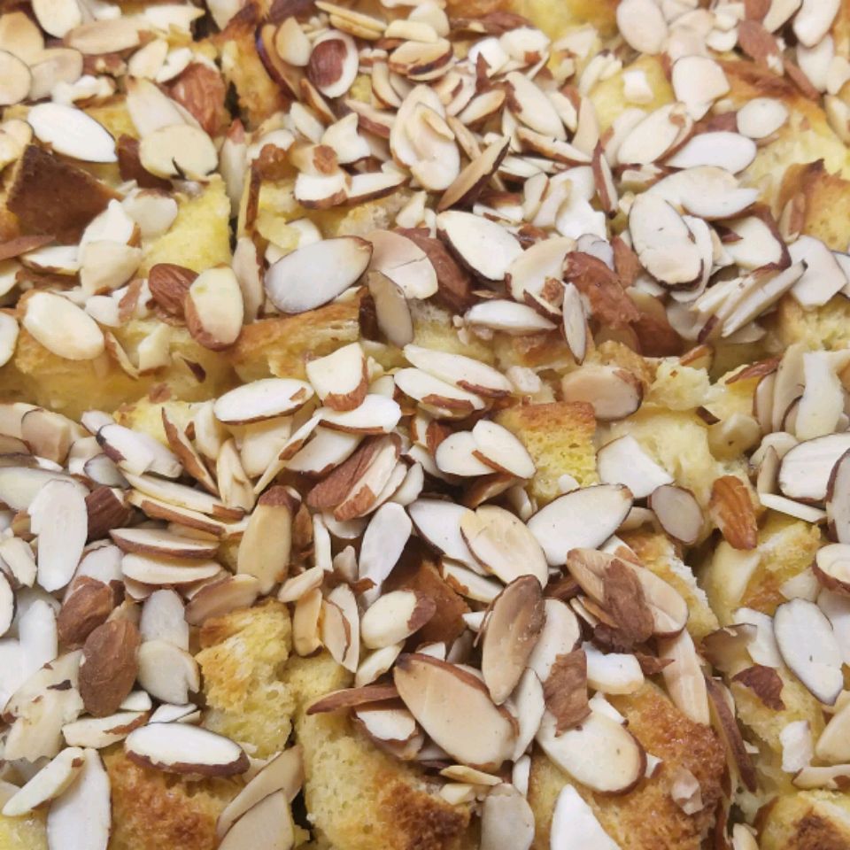Pear and Almond French Toast Casserole